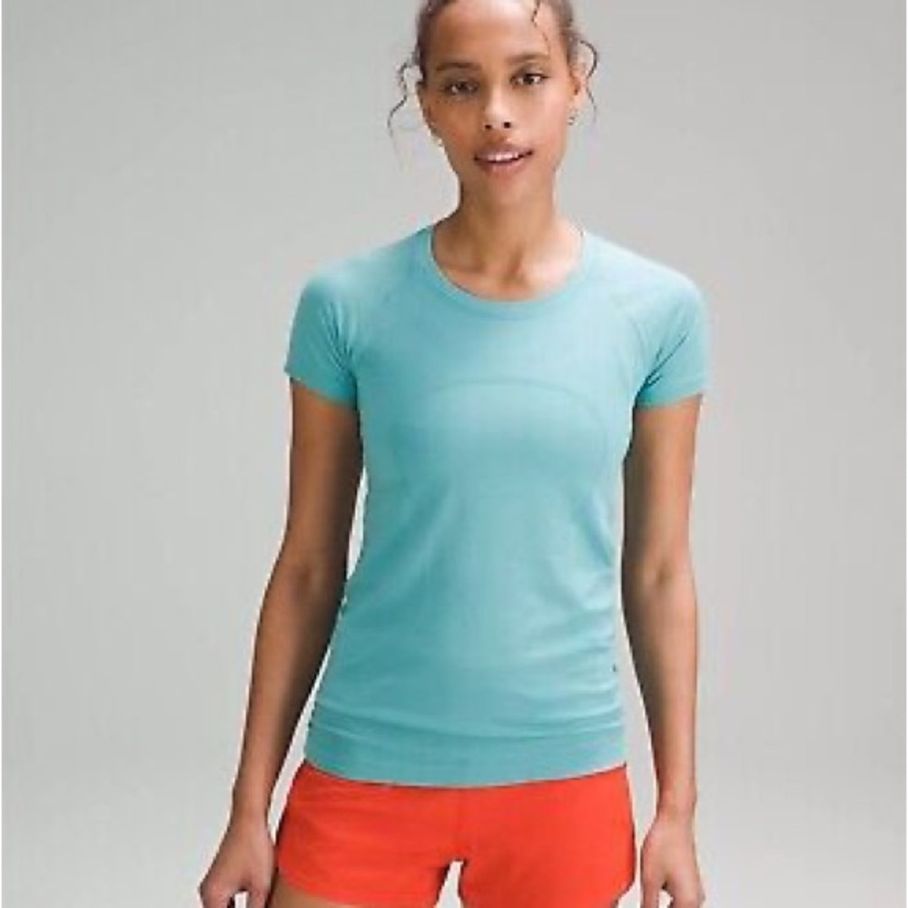 Swiftly Tech Short Sleeve Top Size 2 Teal